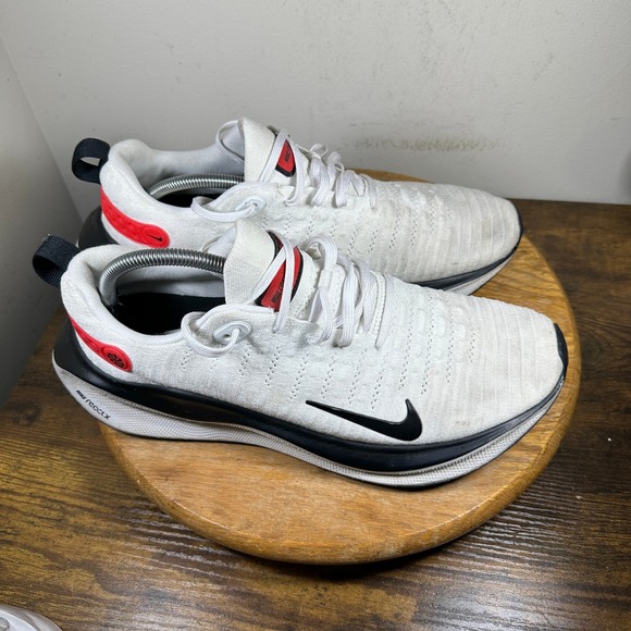 Nike ZoomX Invincible Run Flyknit 4 Men's White Red Shoes Size 13 DR2665-100